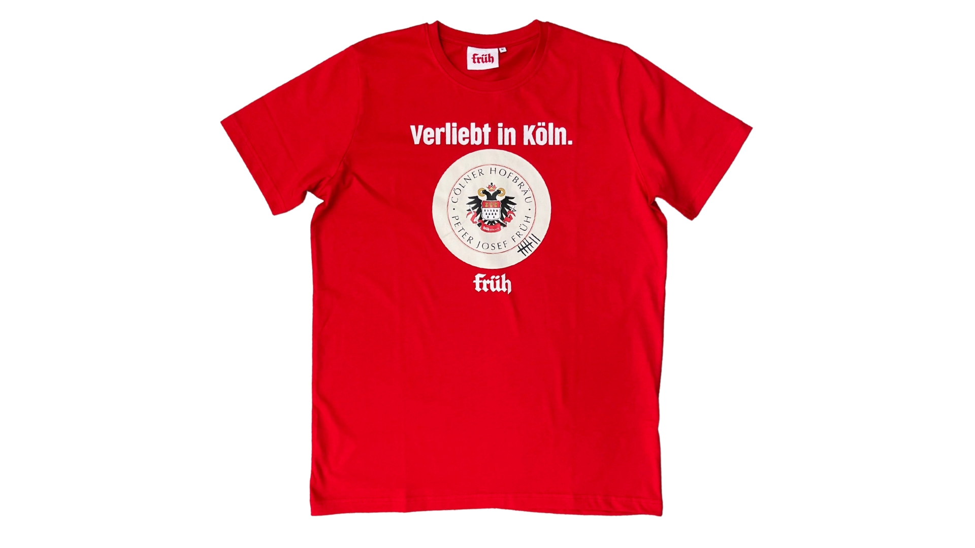 Früh Shirt Rot Verliebt in Köln XXXXL