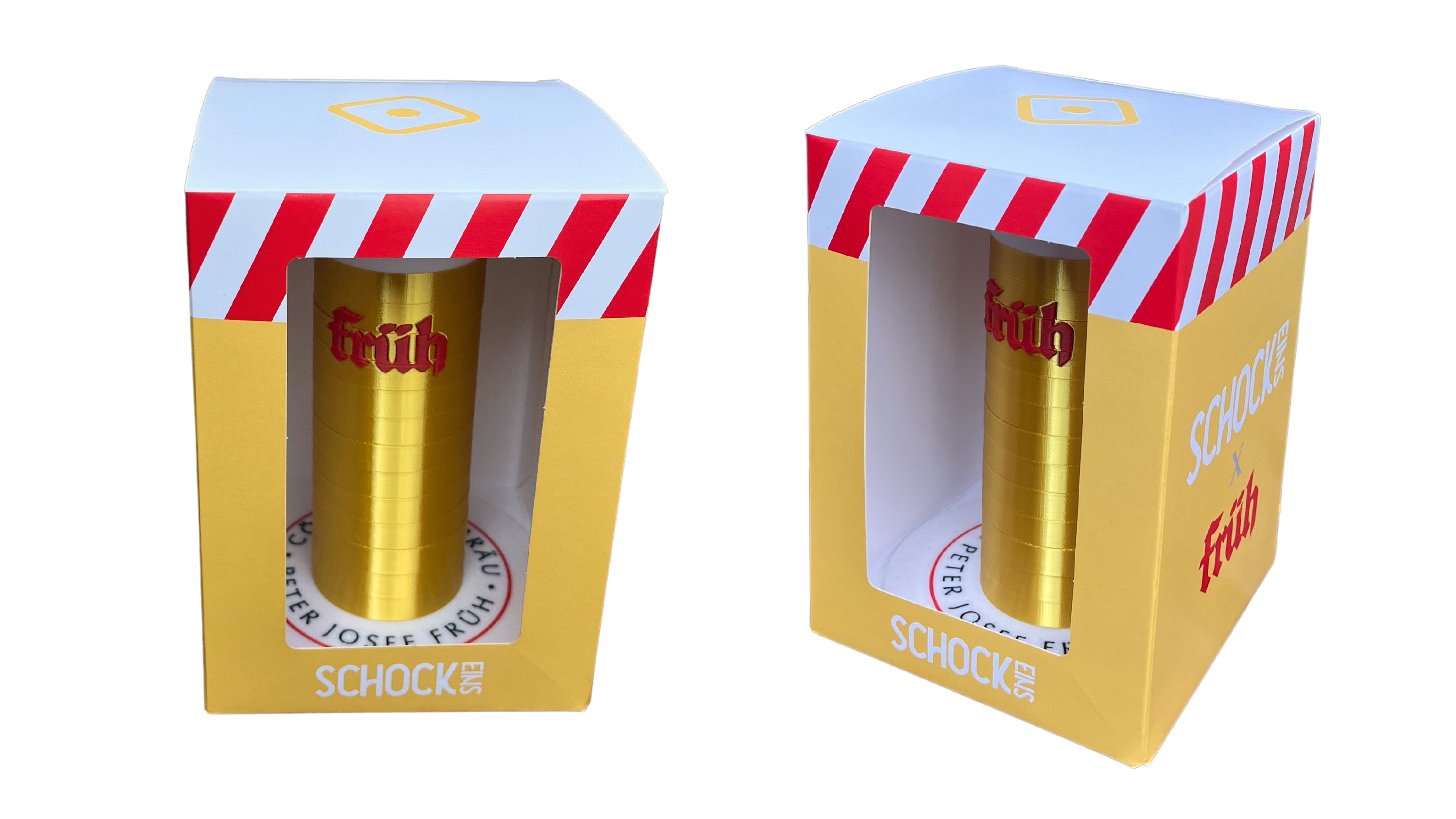 SchockEins Schockbesteck Früh Kölschglas