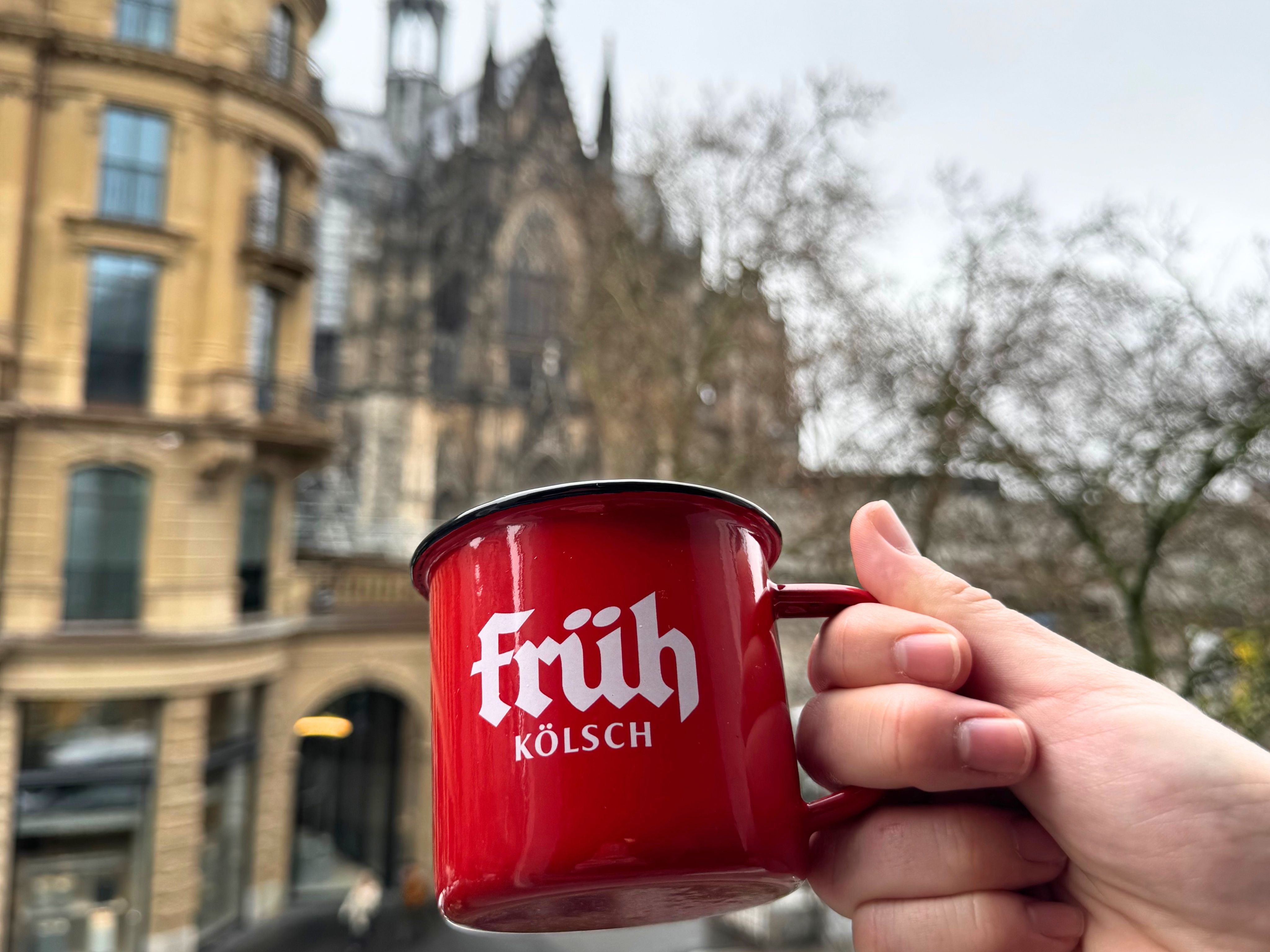 FRÜH Emaille Tasse