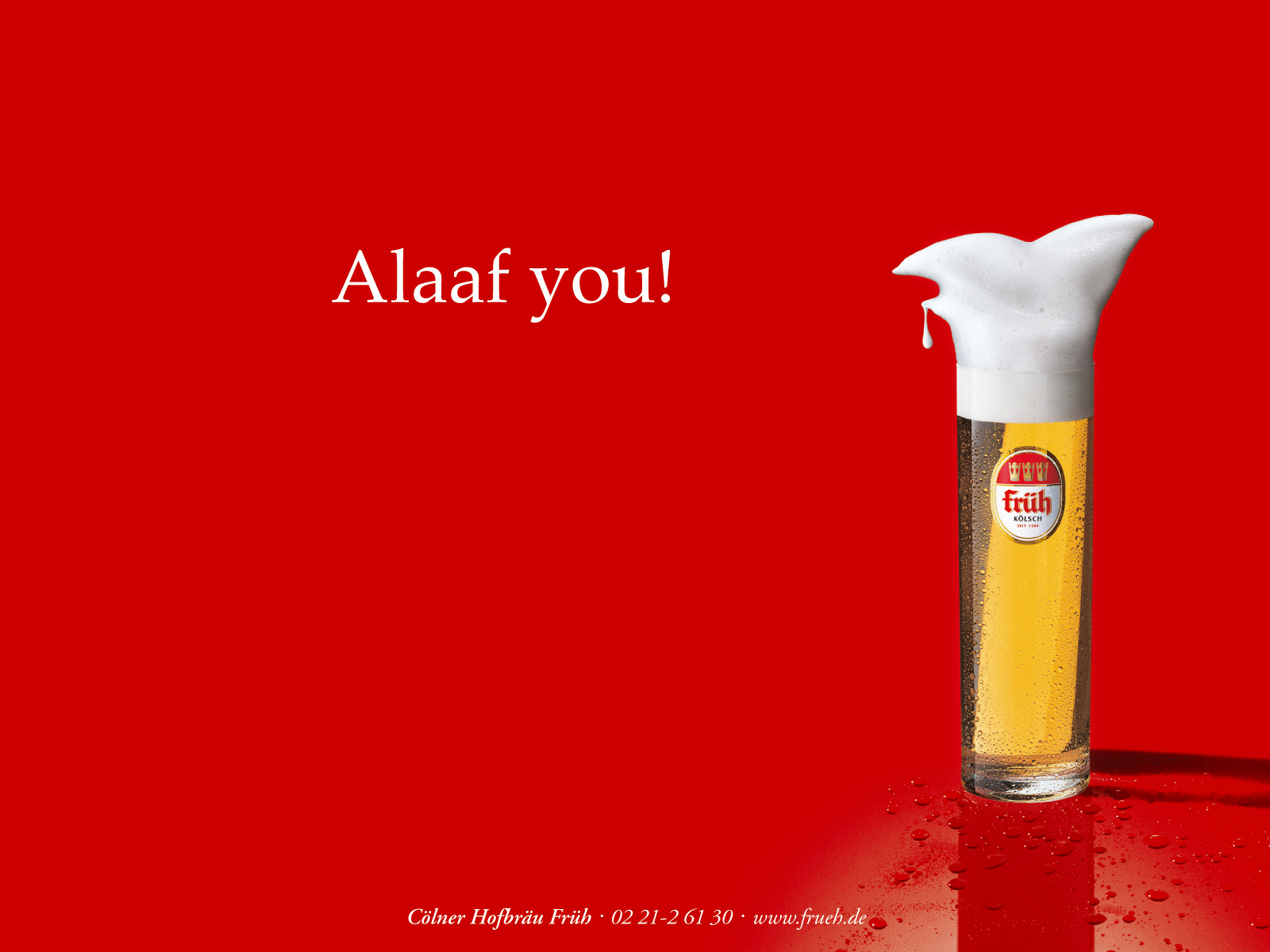 Poster"Alaaf you"