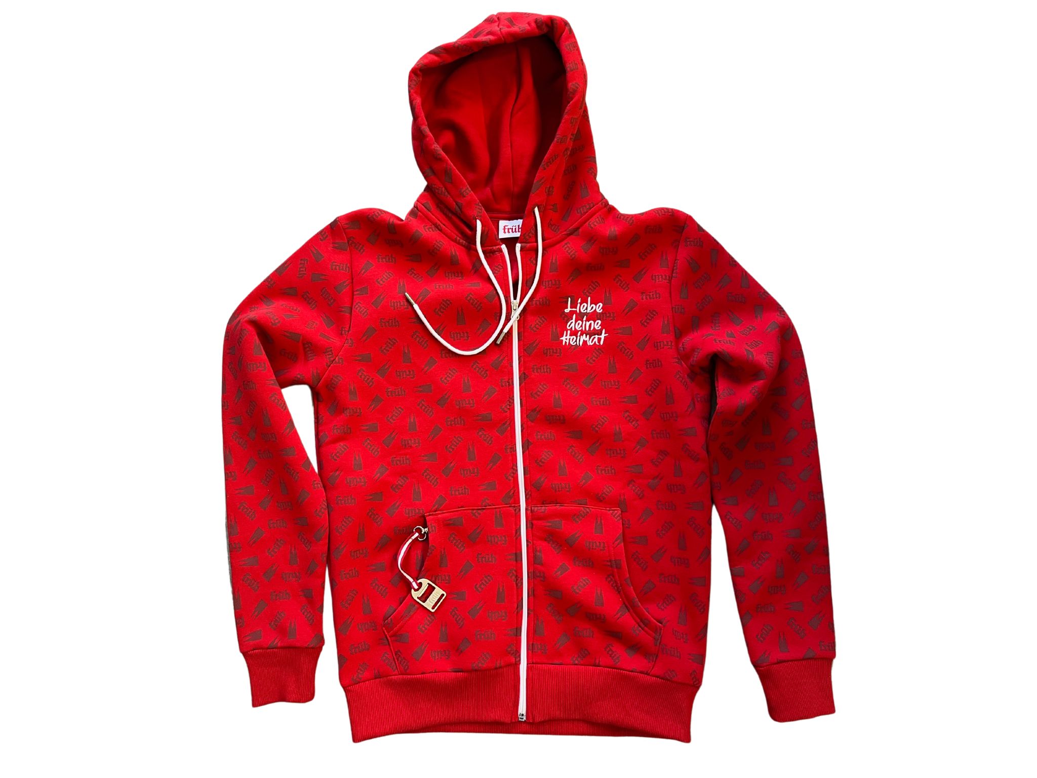 Früh Sweatjacke Rot Früh und Dom