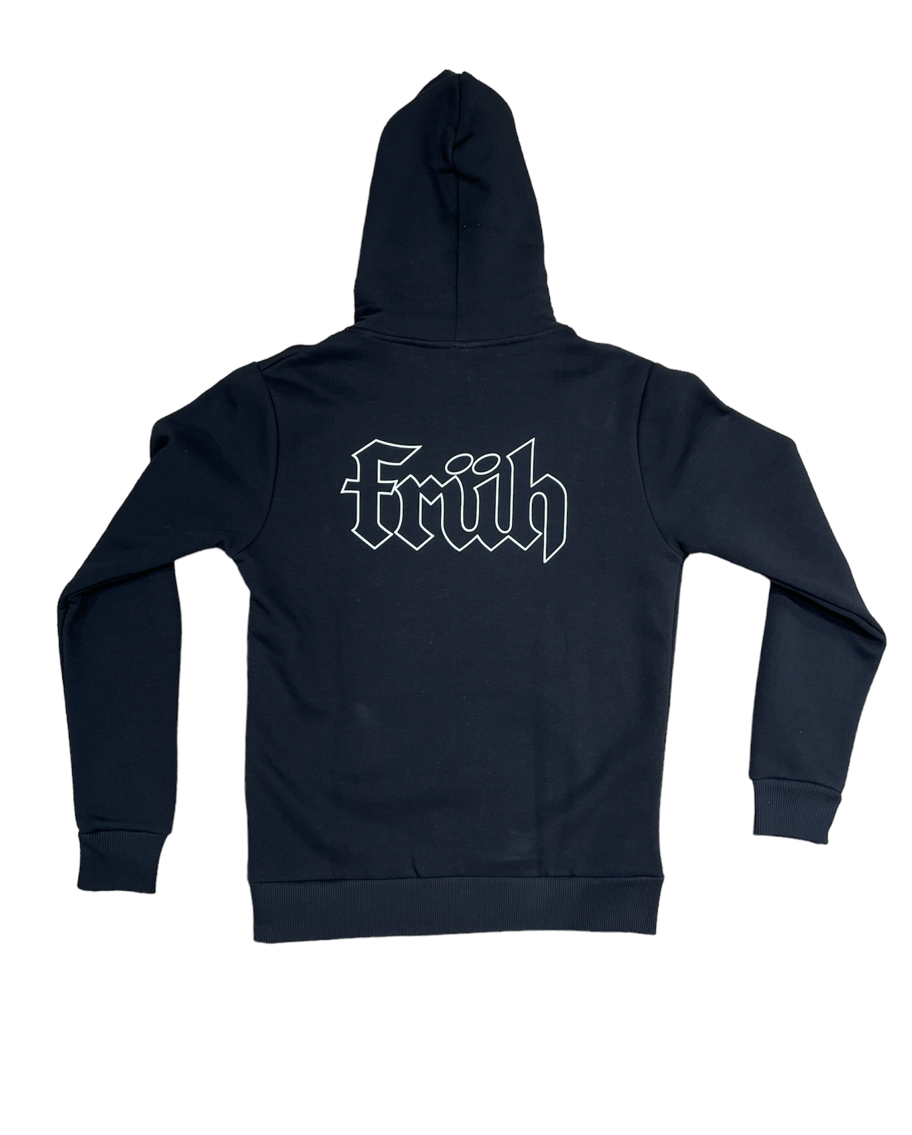 Früh Hoodie Schwarz XL