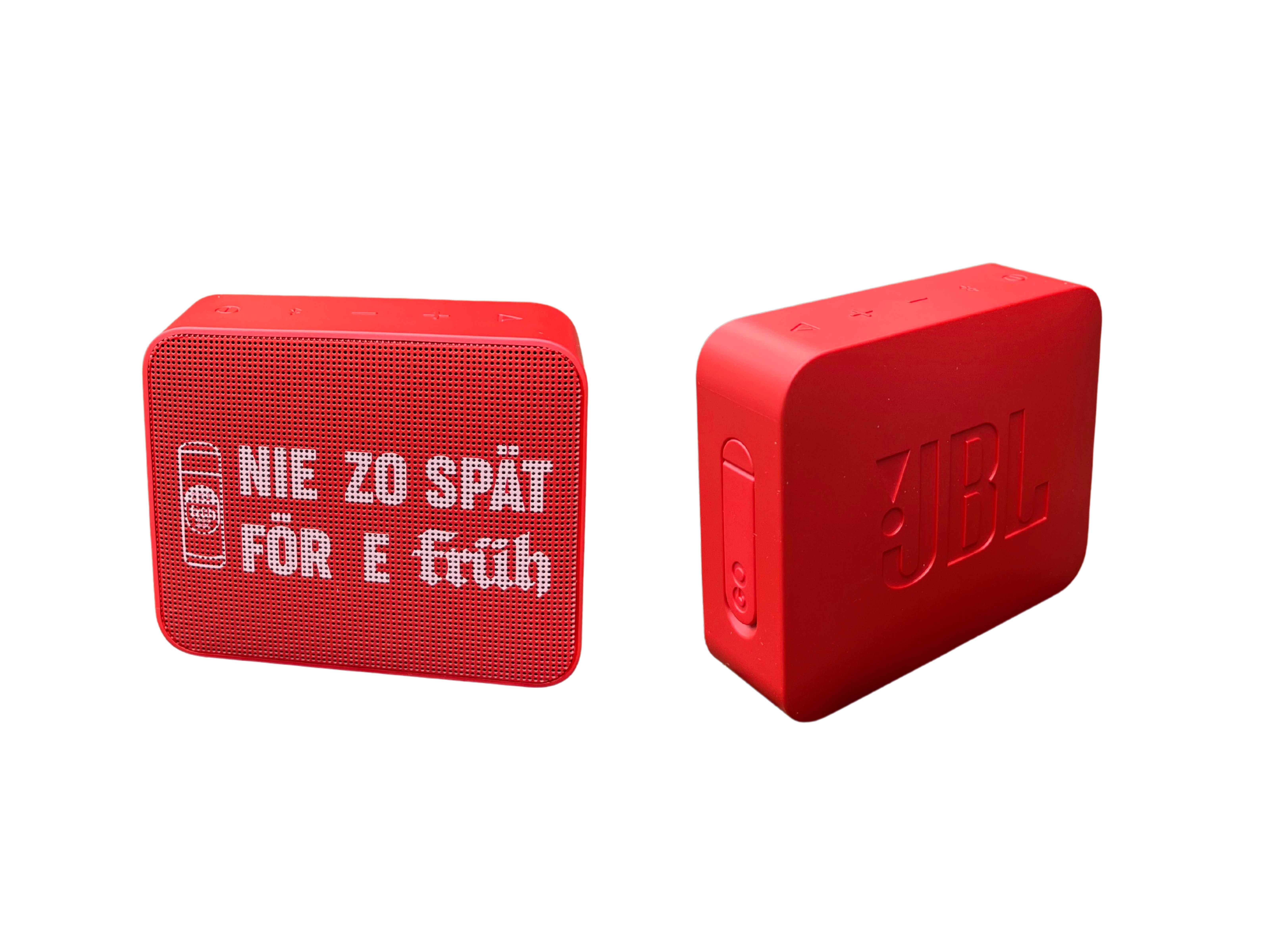 FRÜH JBL Box „Nie zo spät för e FRÜH“