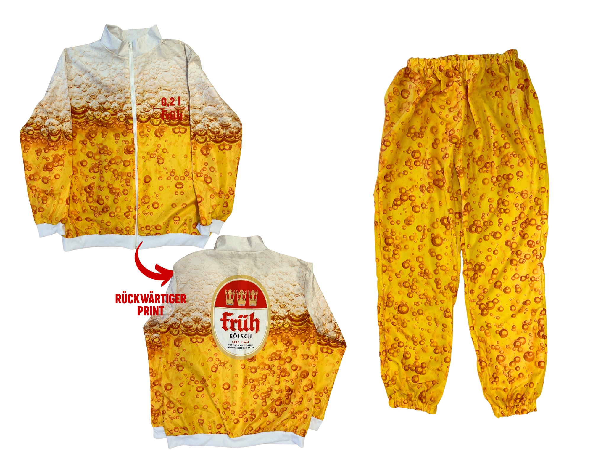 FRÜH Kölsch Karnevalskostüm - Kölsch Jogginganzug
