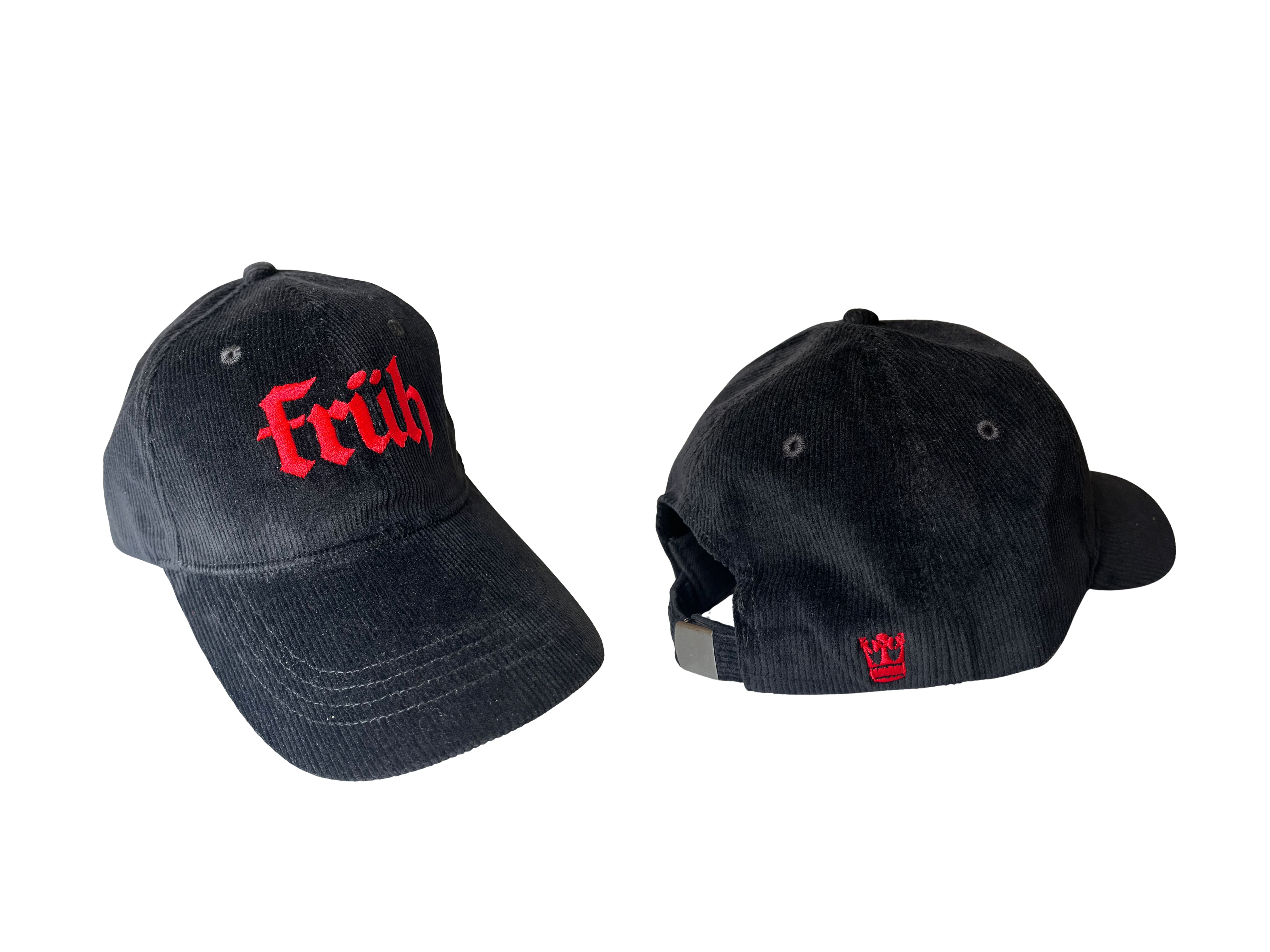 FRÜH Cap Cord Schwarz