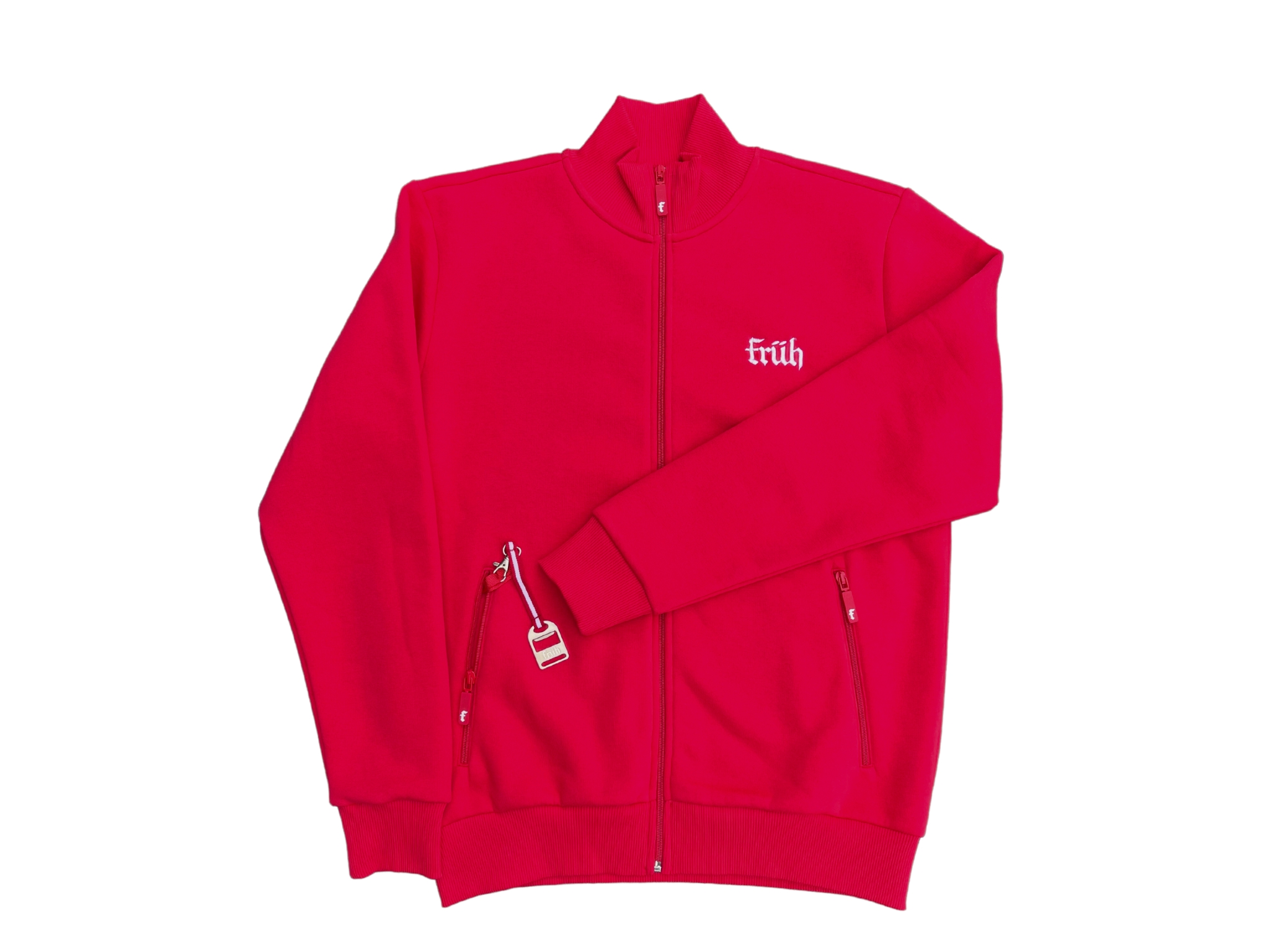 FRÜH Sweatjacke Rot mit Reißverschluss S