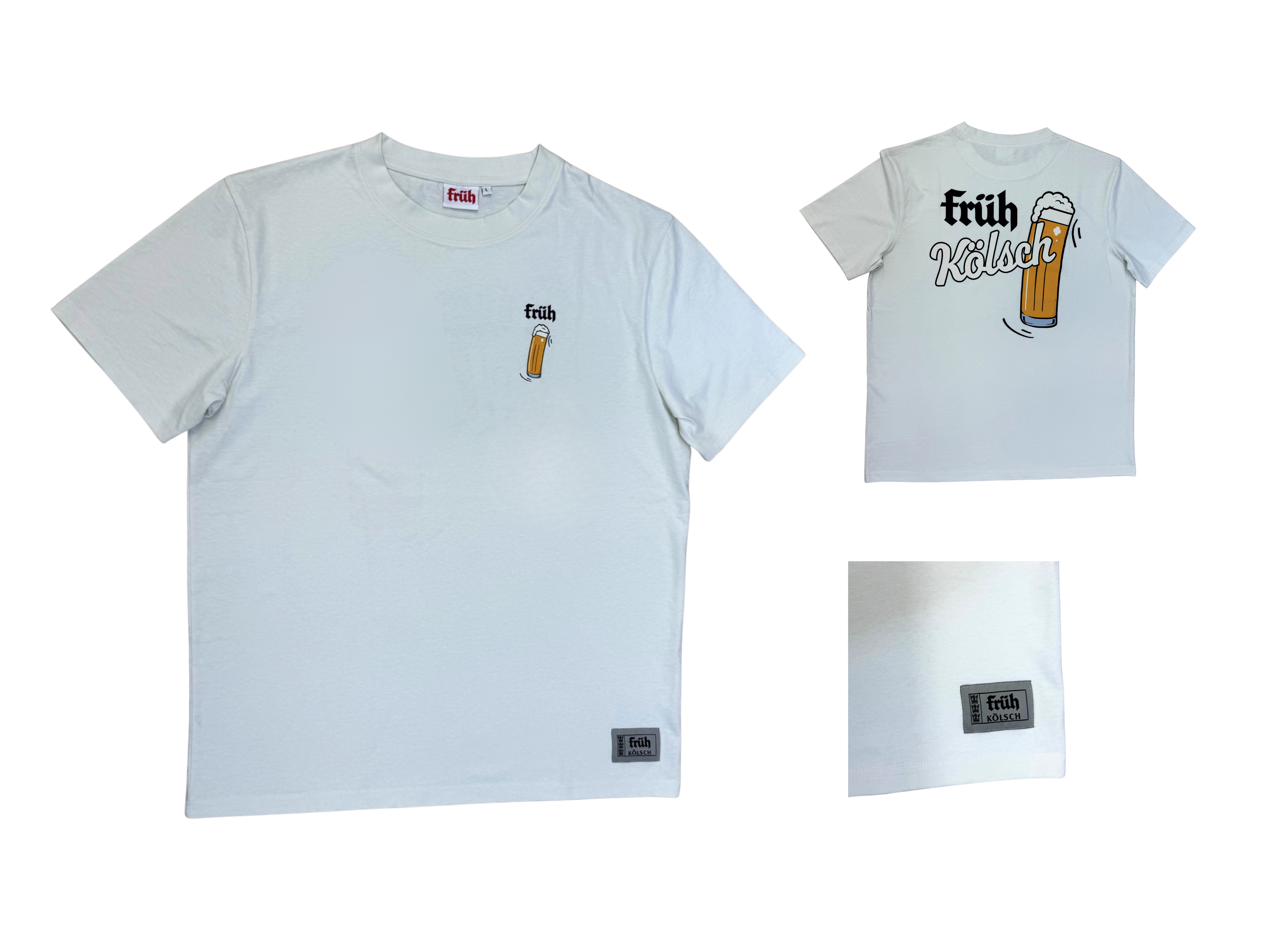 FRÜH Shirt Beige Comic Kölschstange