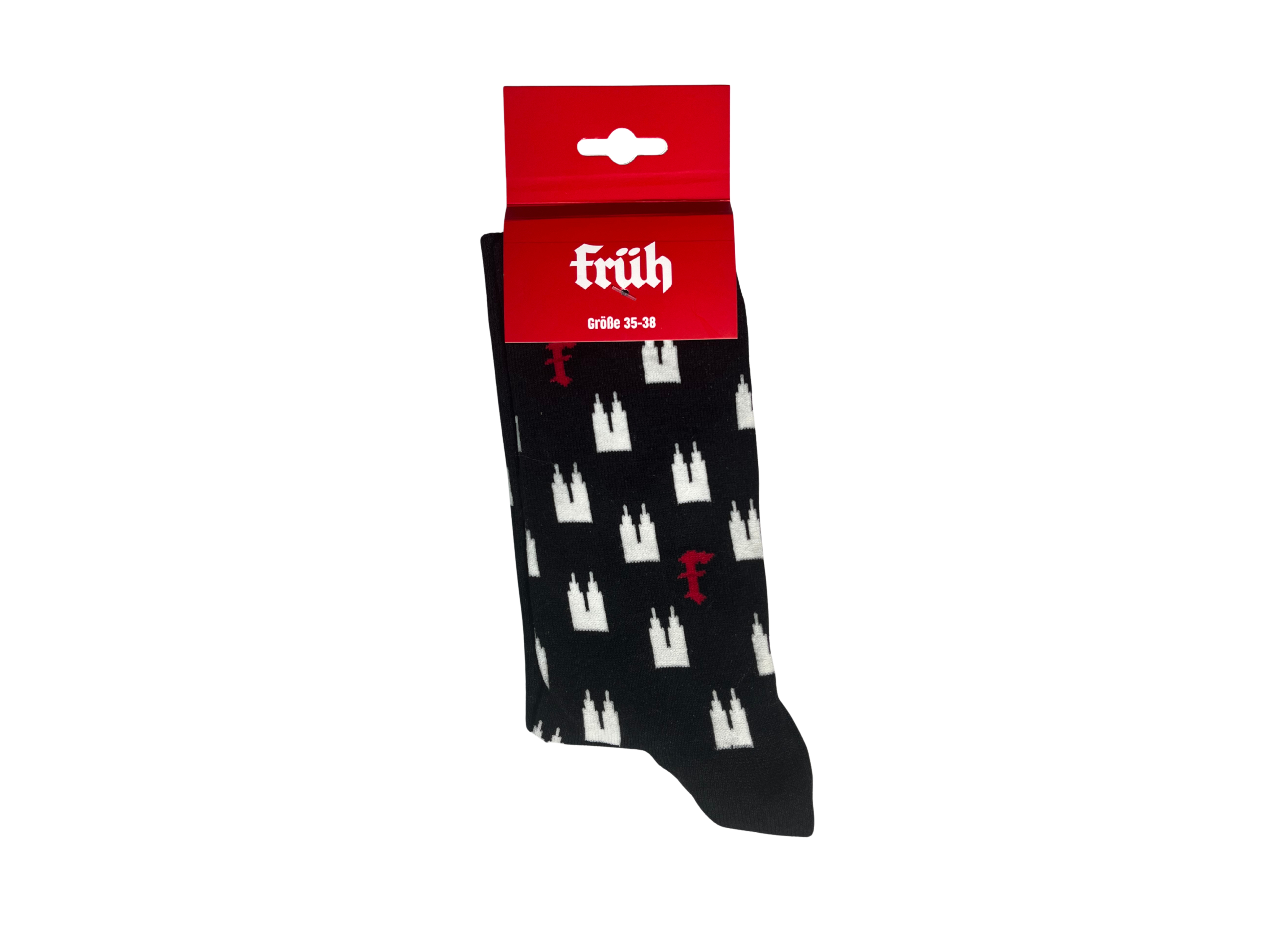 FRÜH Socken Dom Schwarz