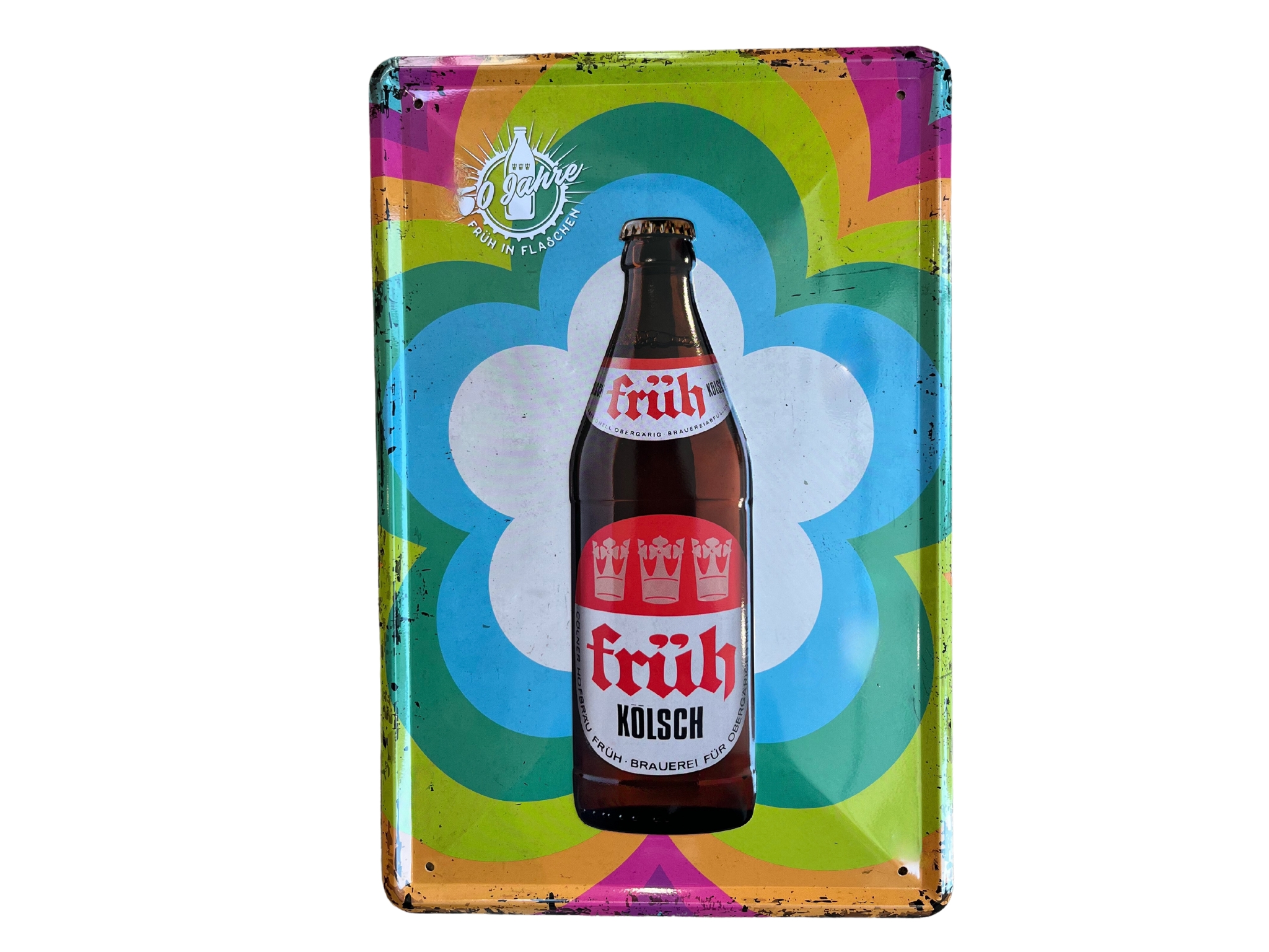 Früh Kölsch Retro Schild 50 Jahre Flaschenbier