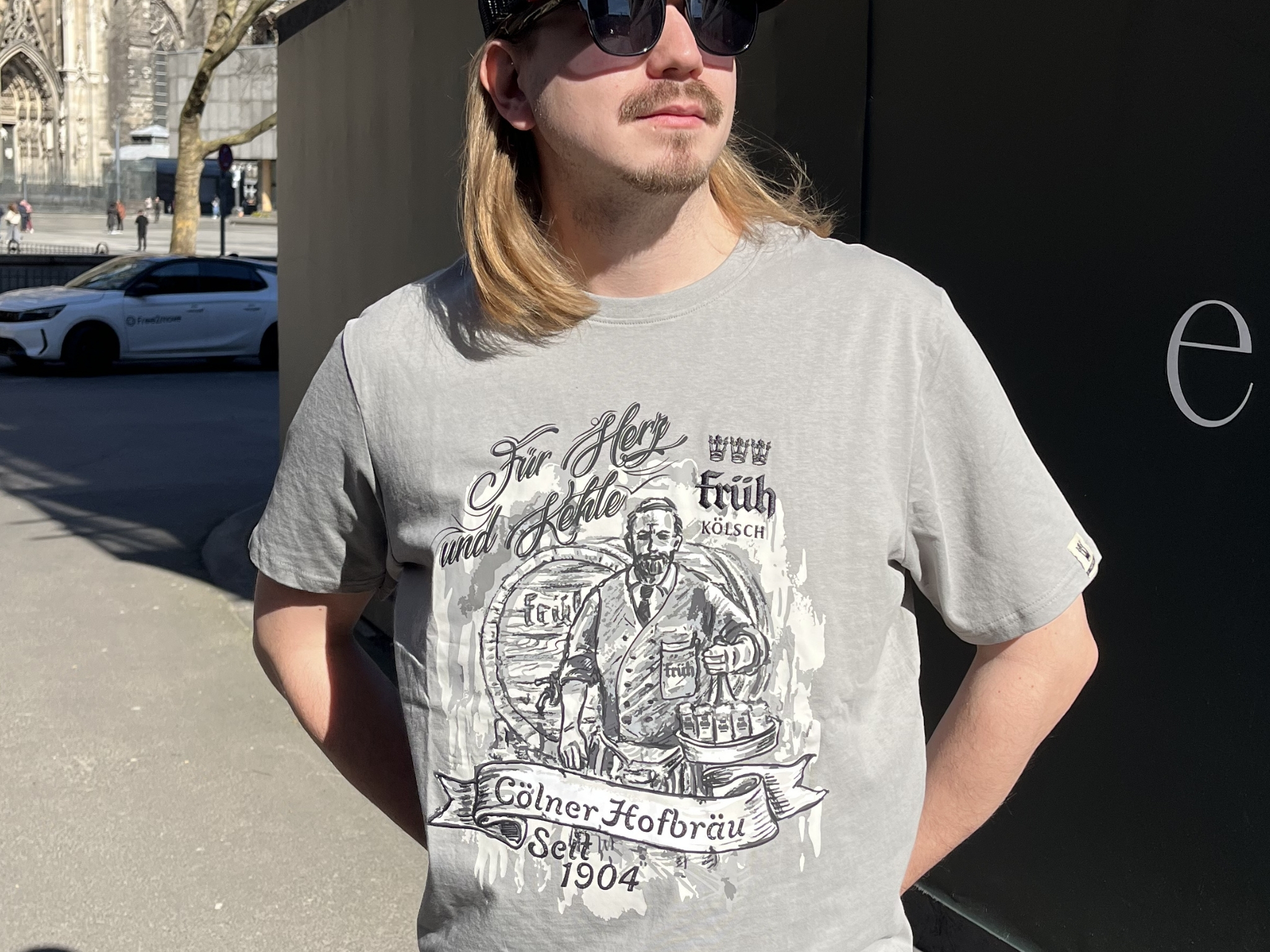 FRÜH Shirt Köbes Grau