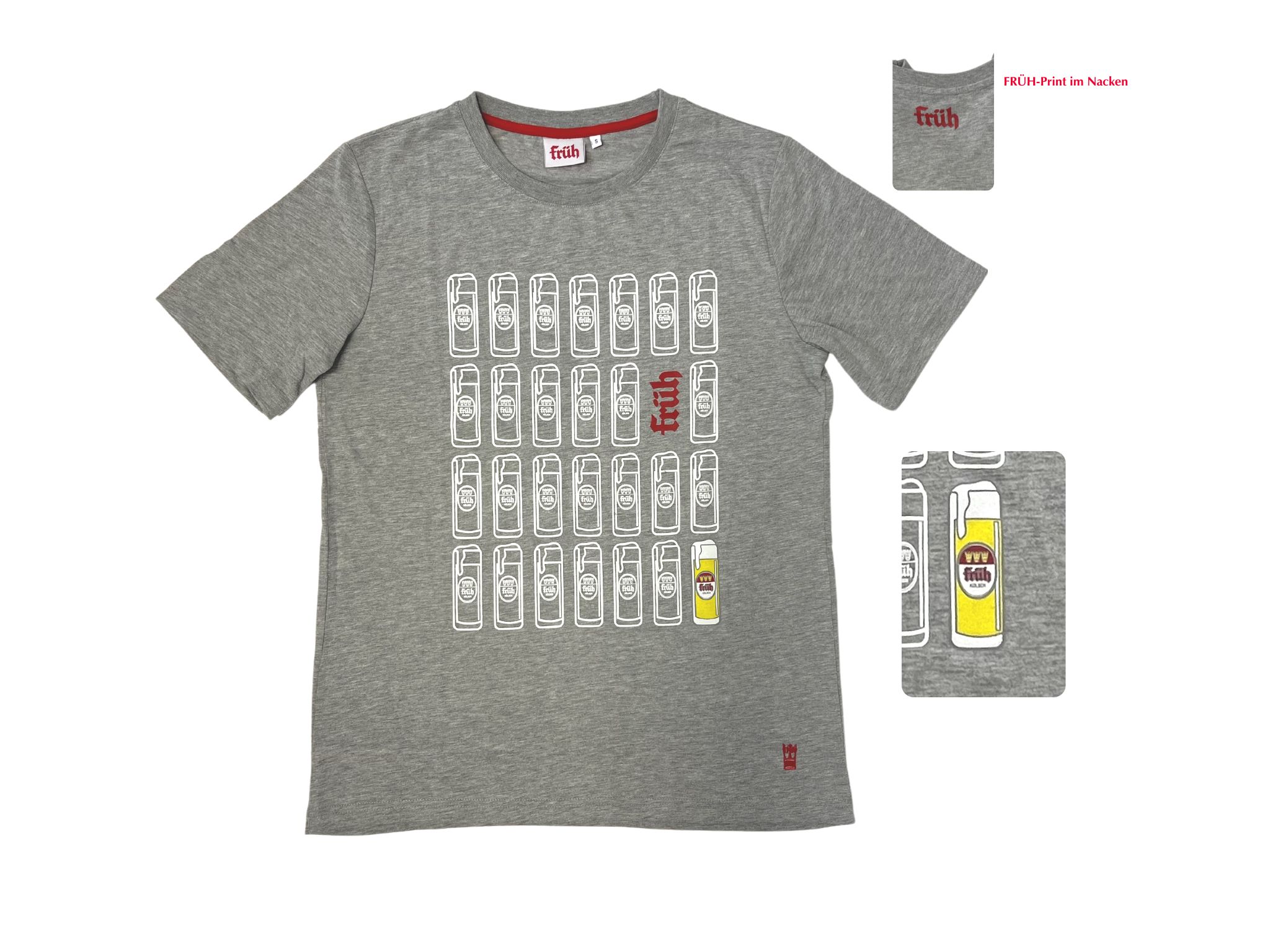 Herren Shirt Kölschgläser