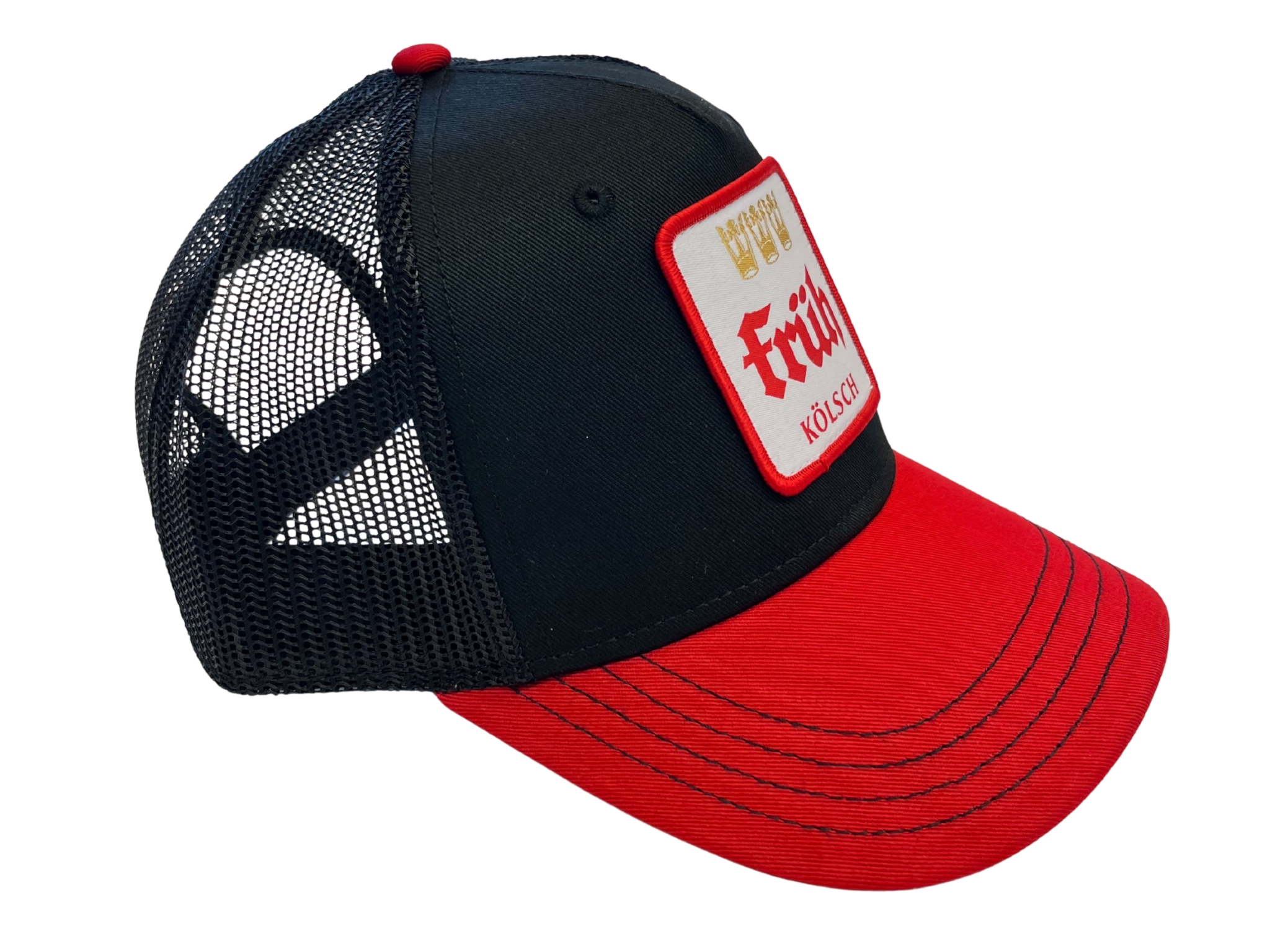 FRÜH Cap Snapback Schwarz mit Emblem
