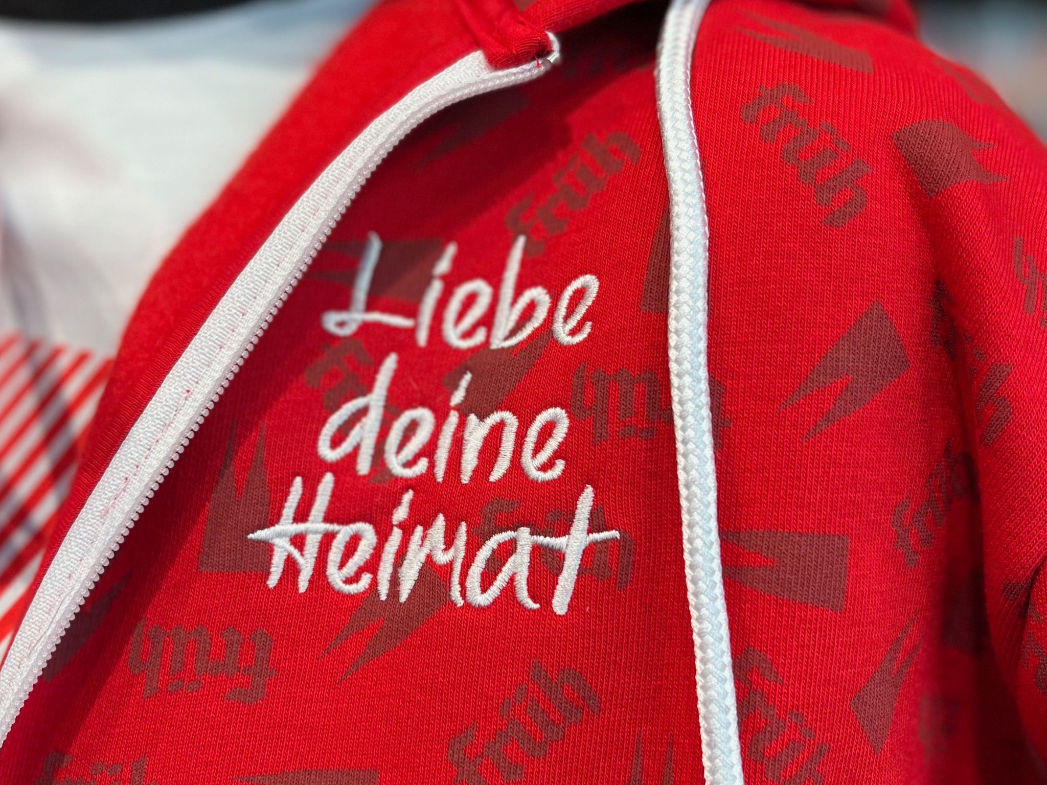 Früh Sweatjacke Rot Früh und Dom