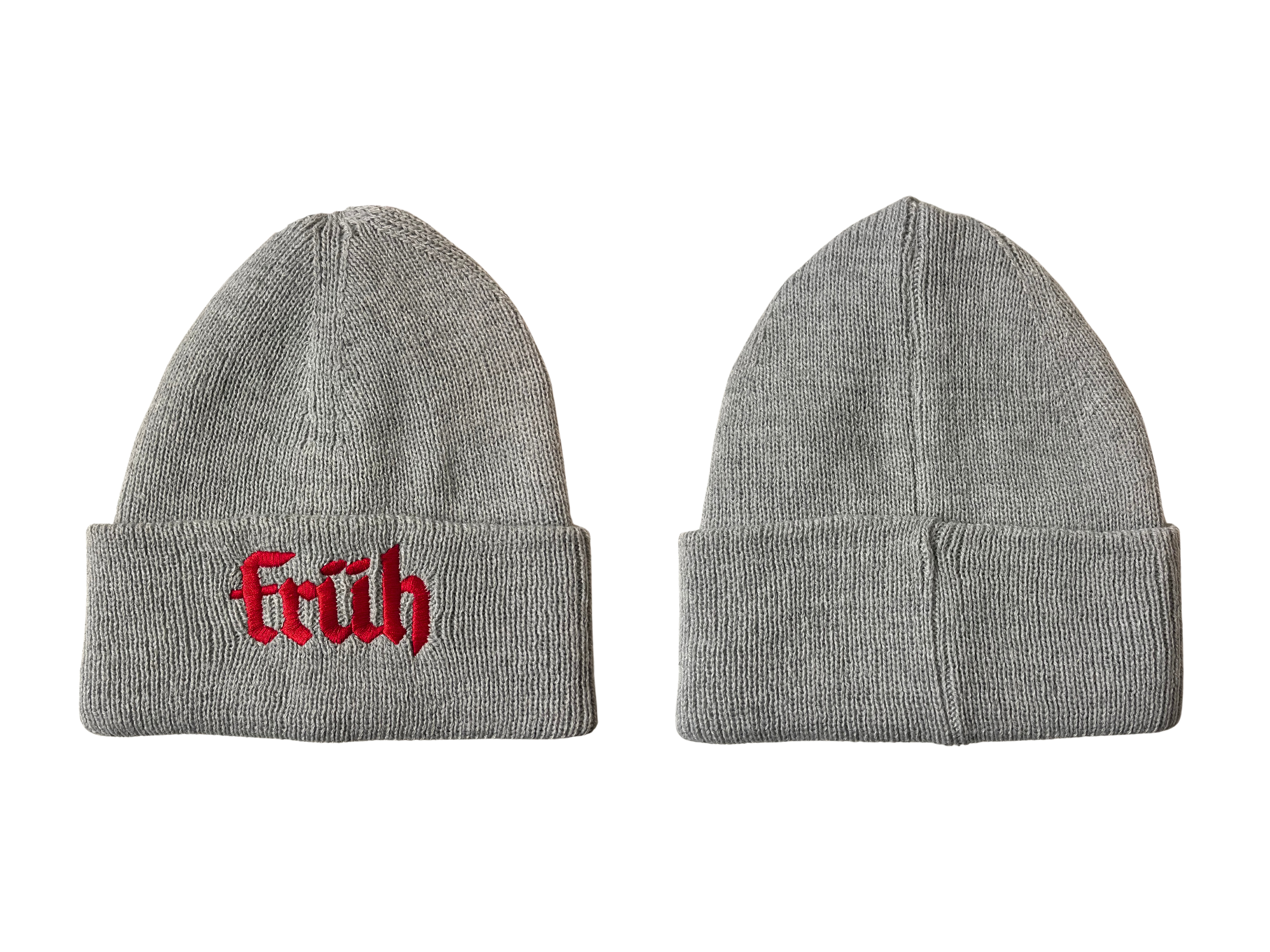 FRÜH Mütze Grau mit Logo