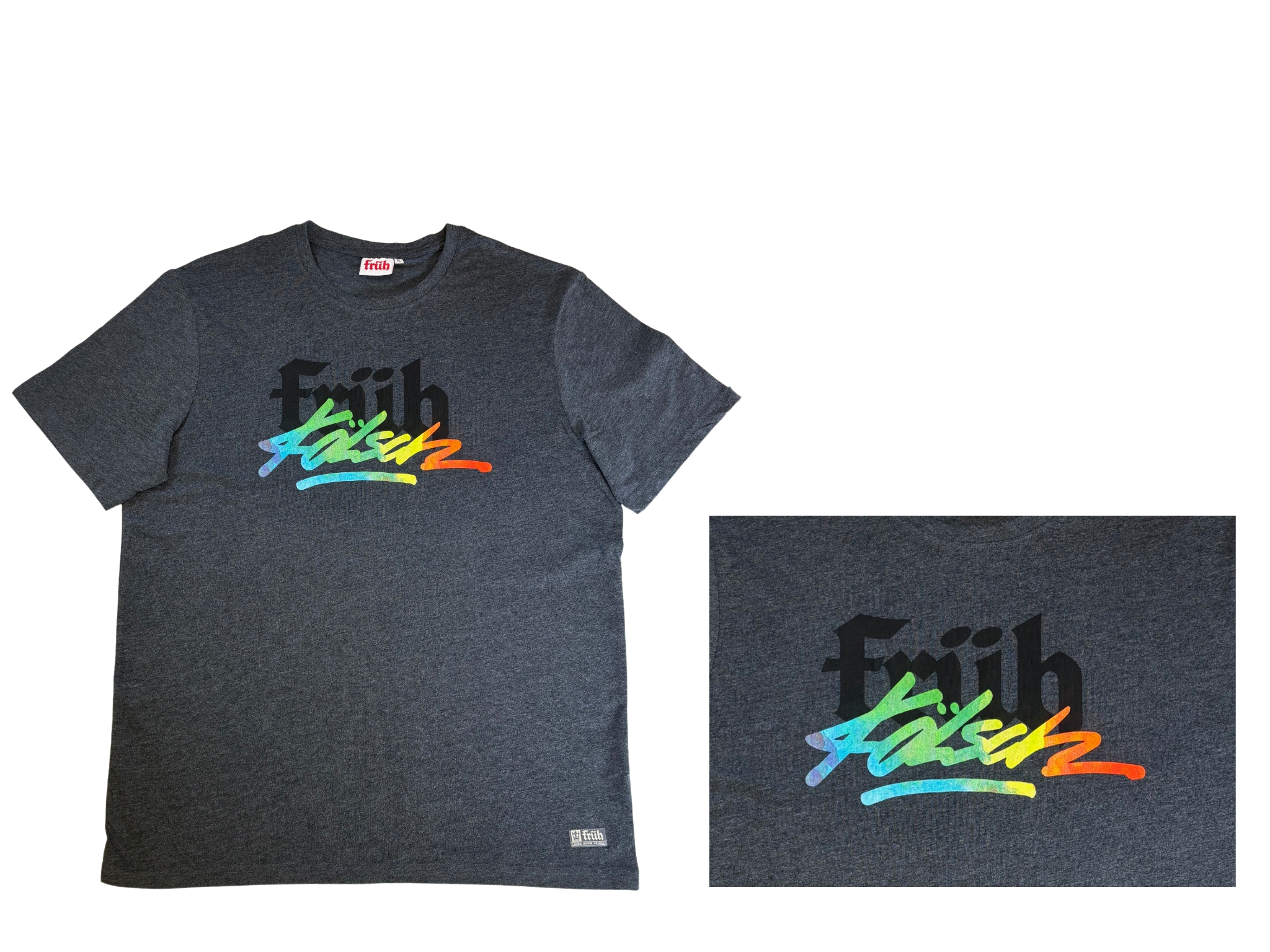 FRÜH Shirt Grau Bunt 2025 XS