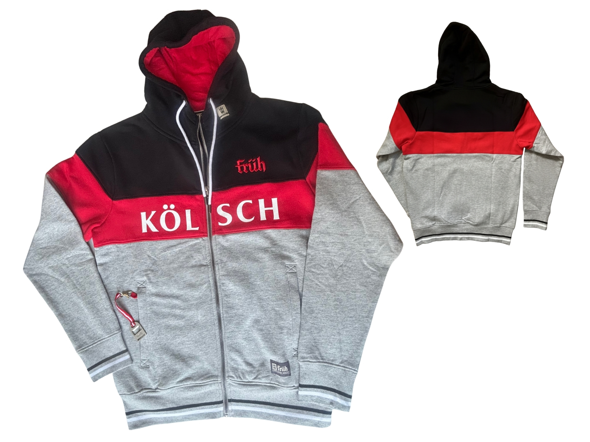 FRÜH Sweatshirtjacke Colorblock