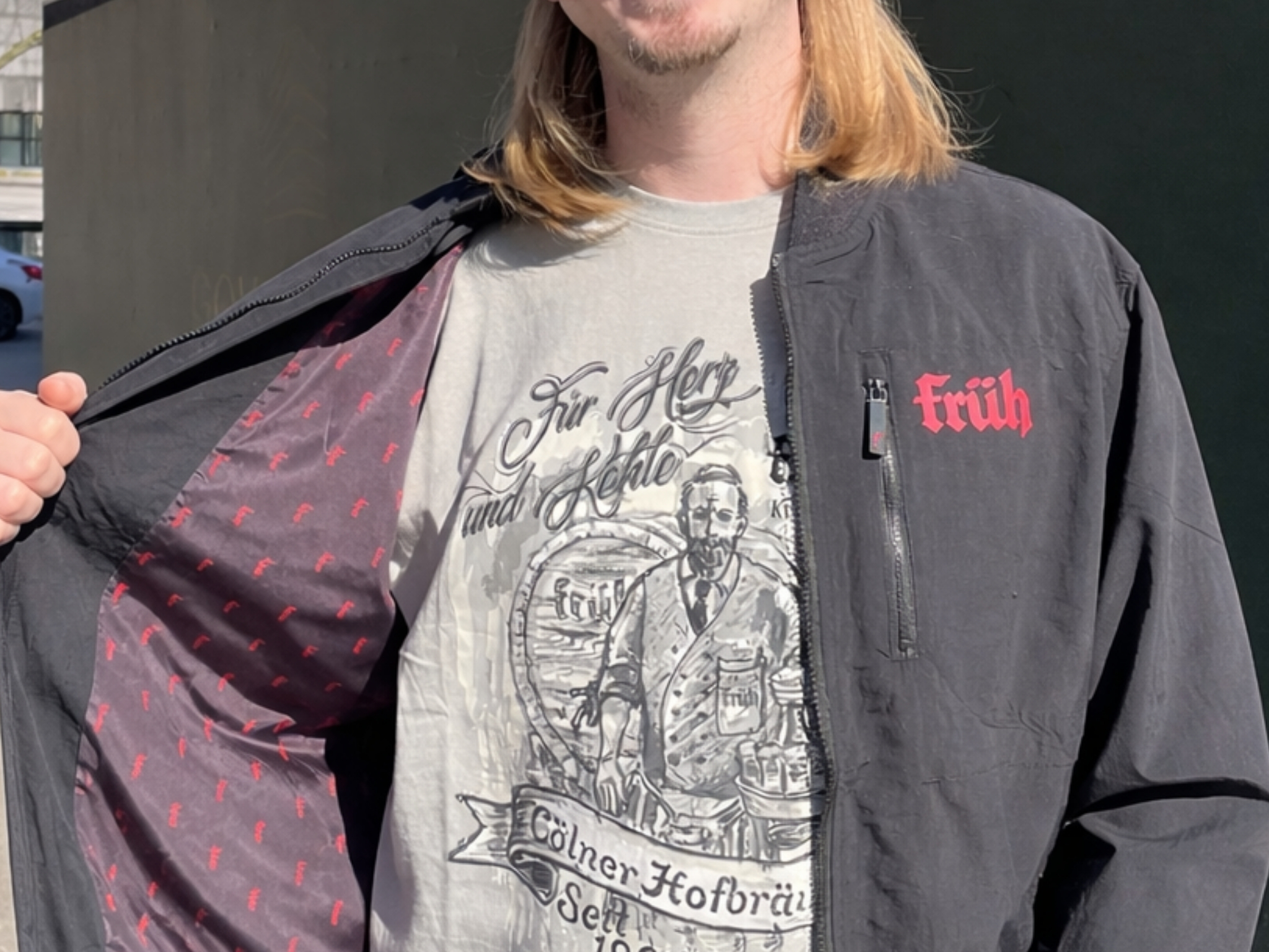 FRÜH Übergangsjacke Schwarz