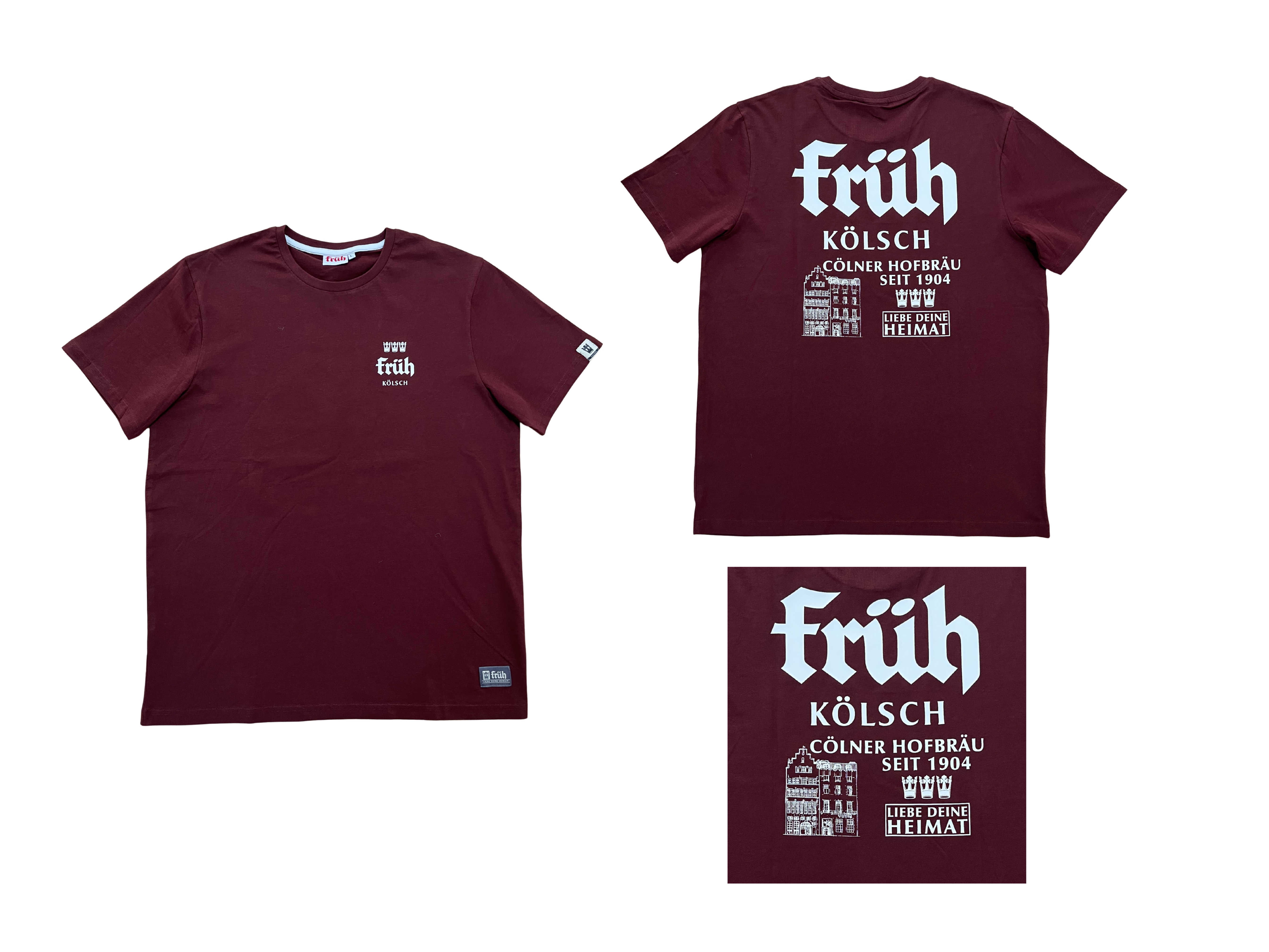 FRÜH Shirt Braun Brauhaus