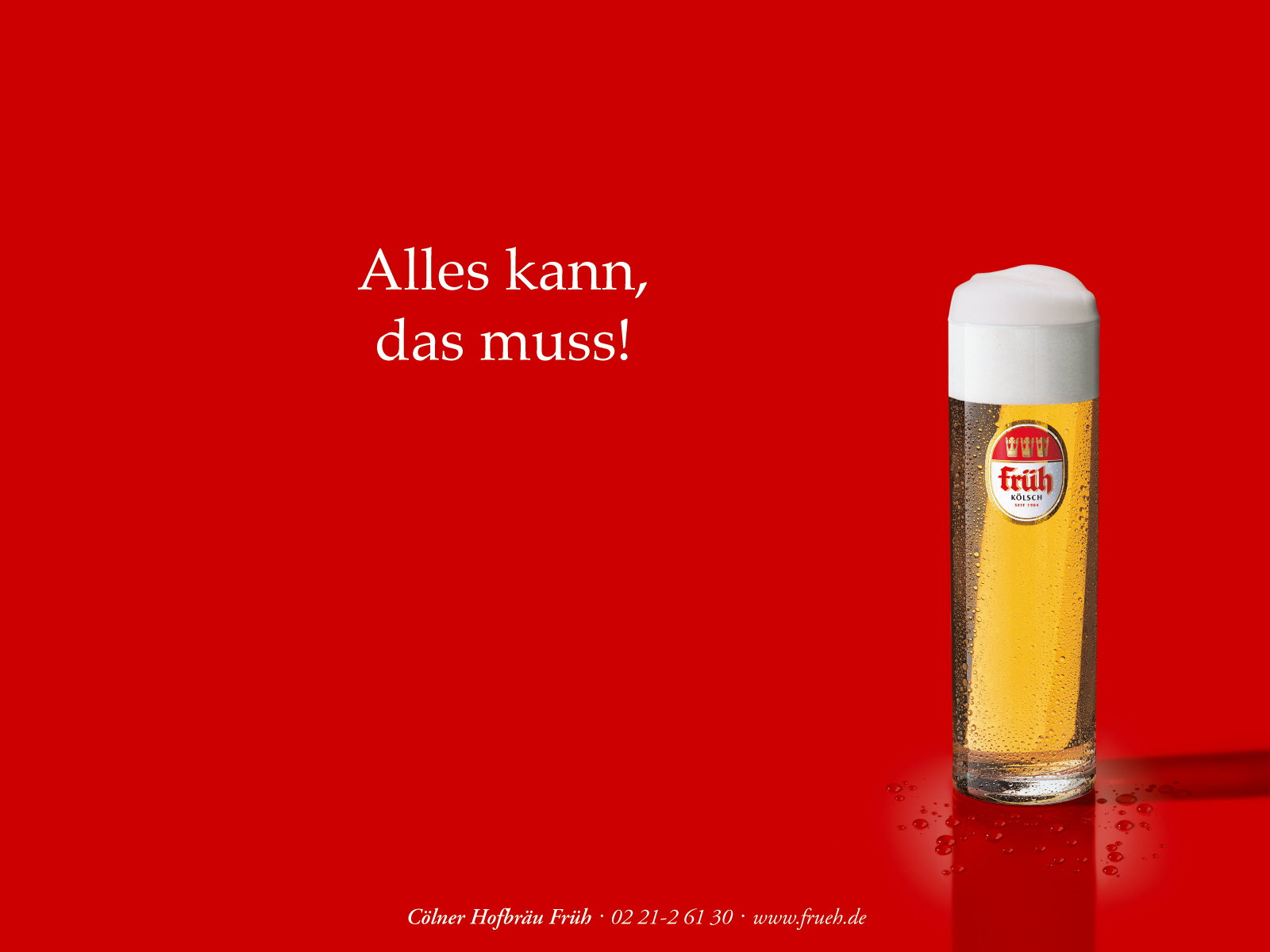 Poster"Alles kann, das muss"