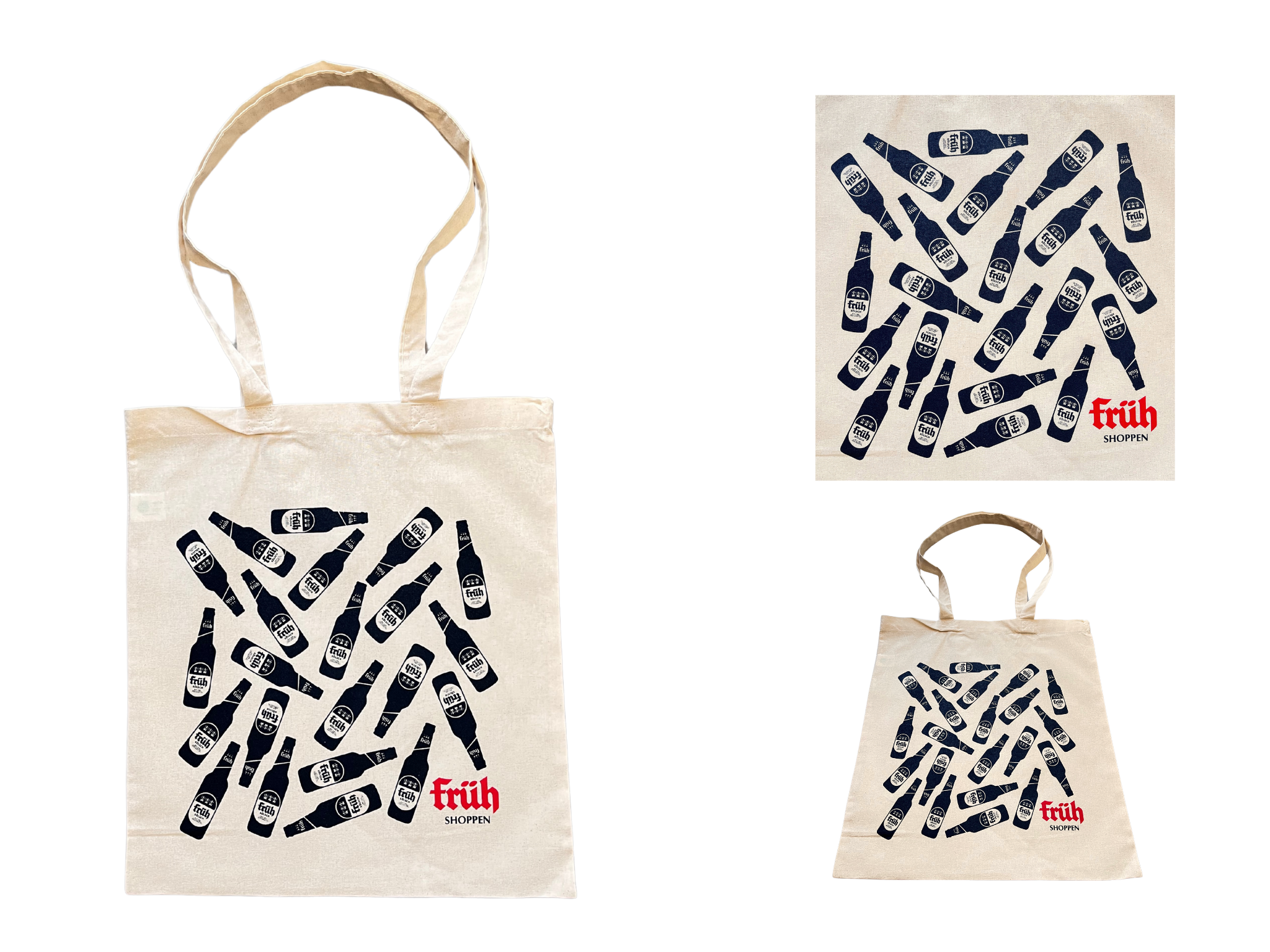 FRÜH Baumwolltasche Flaschen