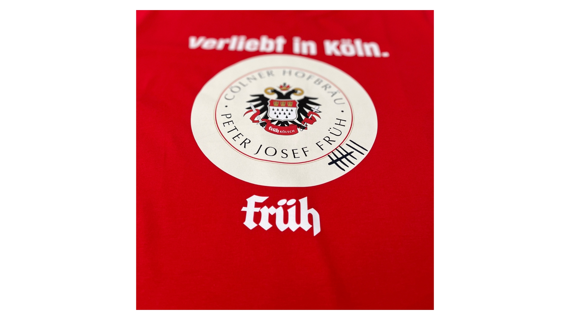 Früh Shirt Rot Verliebt in Köln M