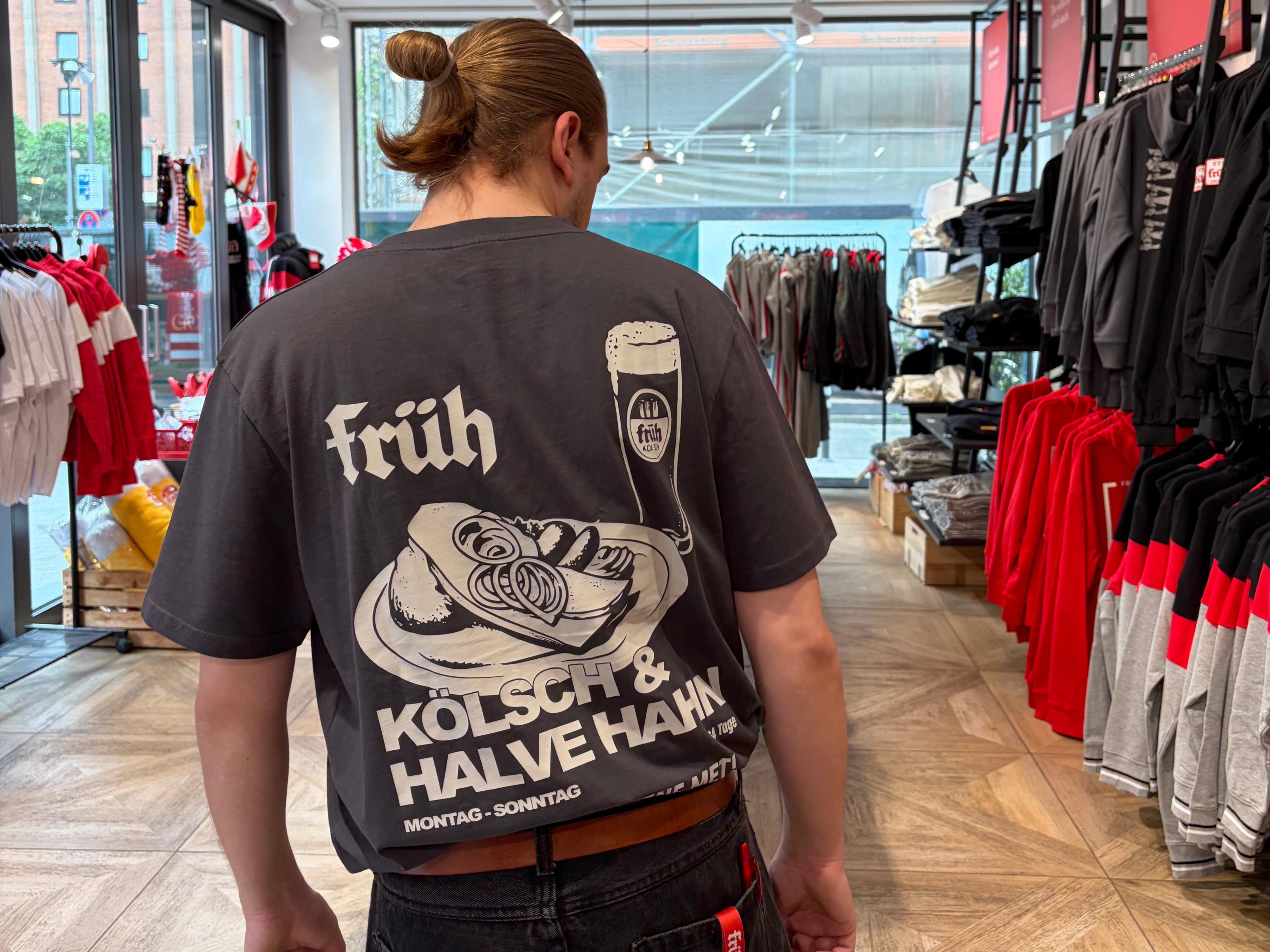 FRÜH Shirt Grau Halve Hahn